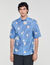 Camisa con estampado de flor