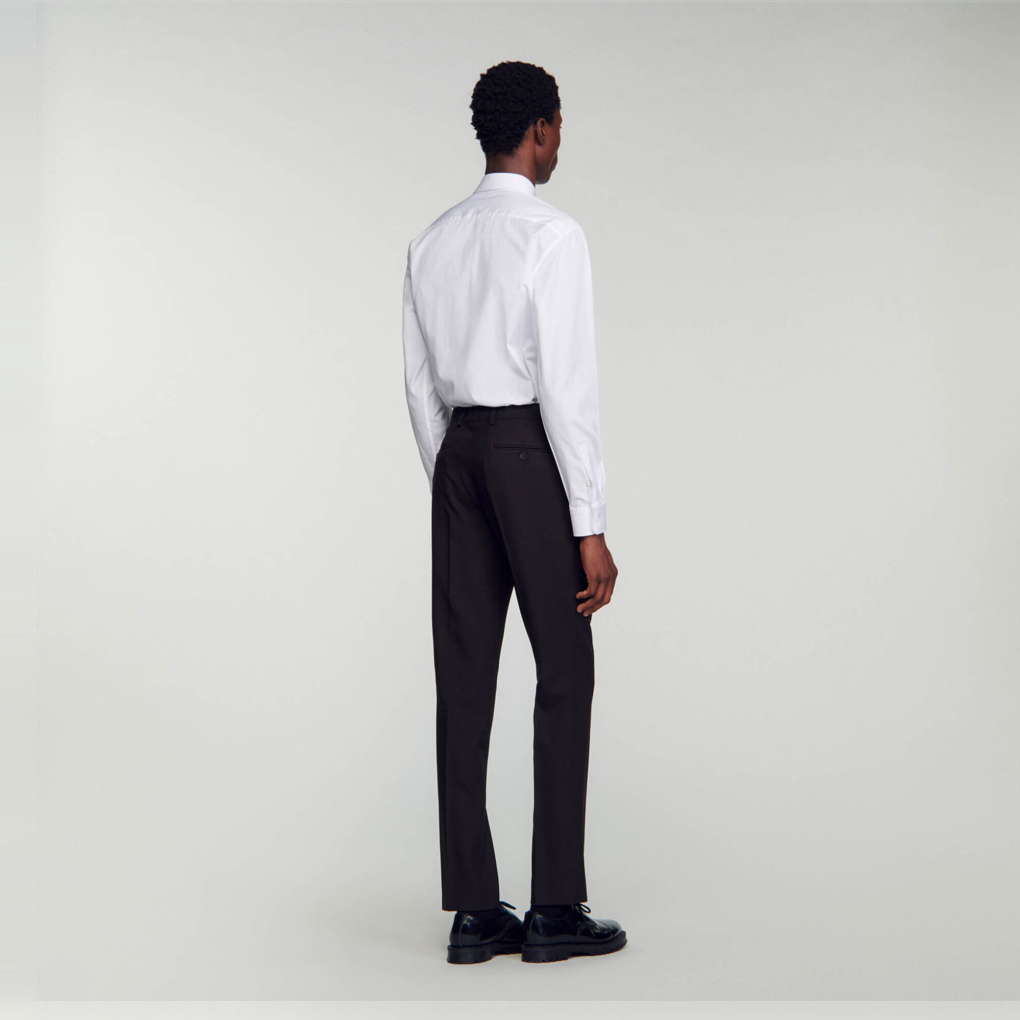 Pantalón de traje de lana