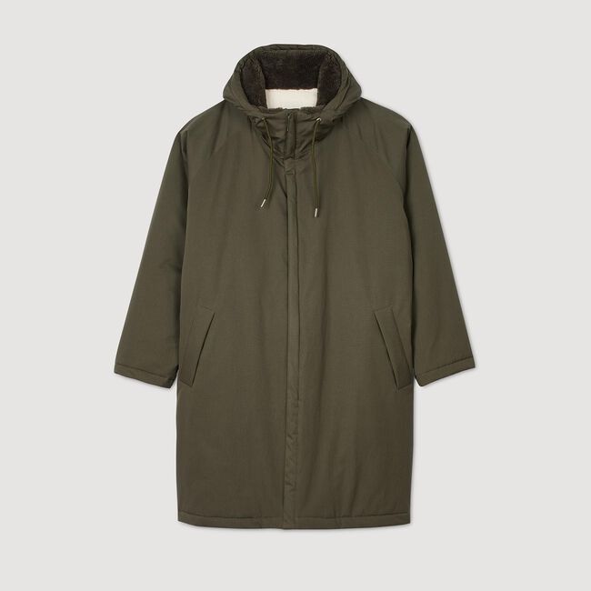 Parka con capucha