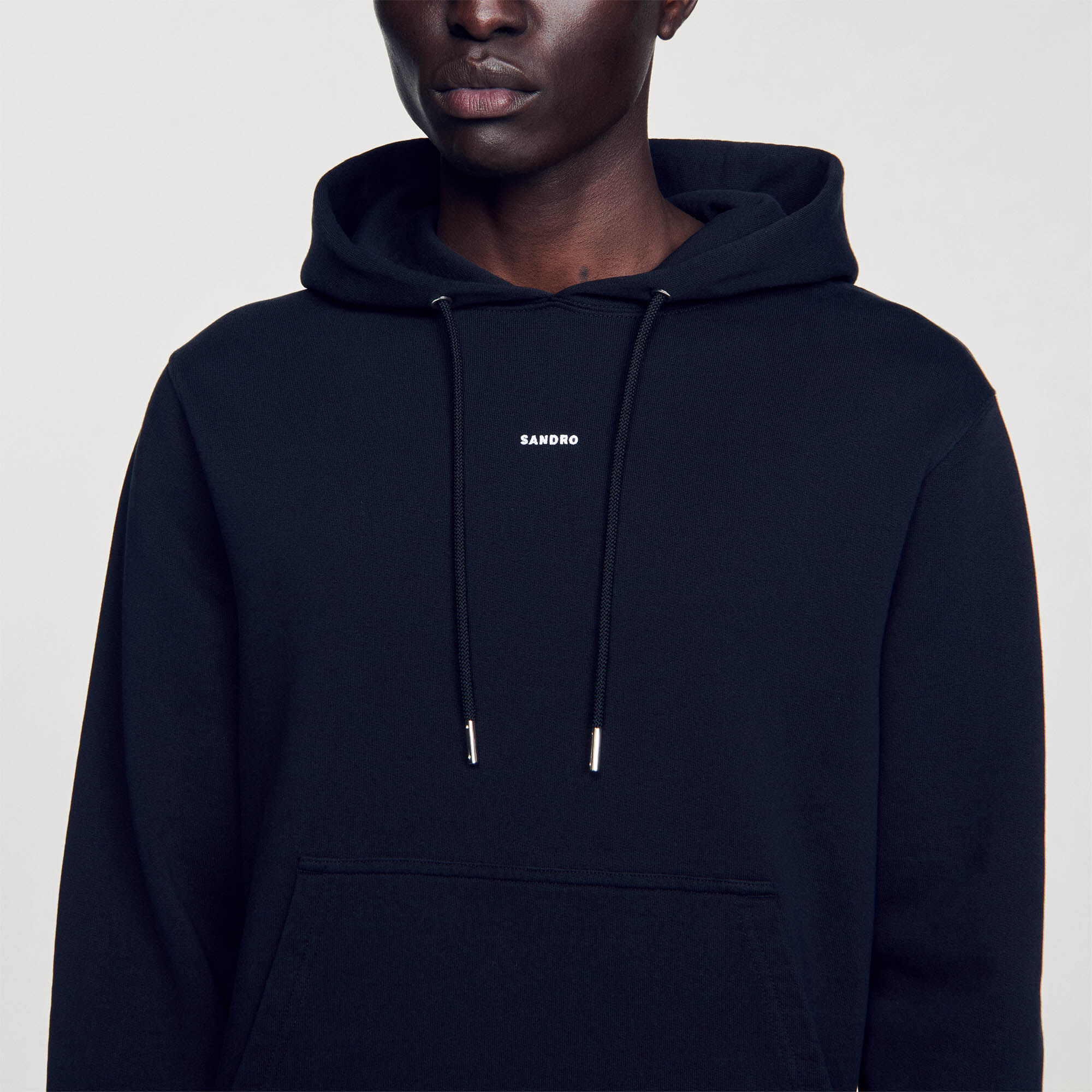 Sudadera hombre bordado algodón orgánico