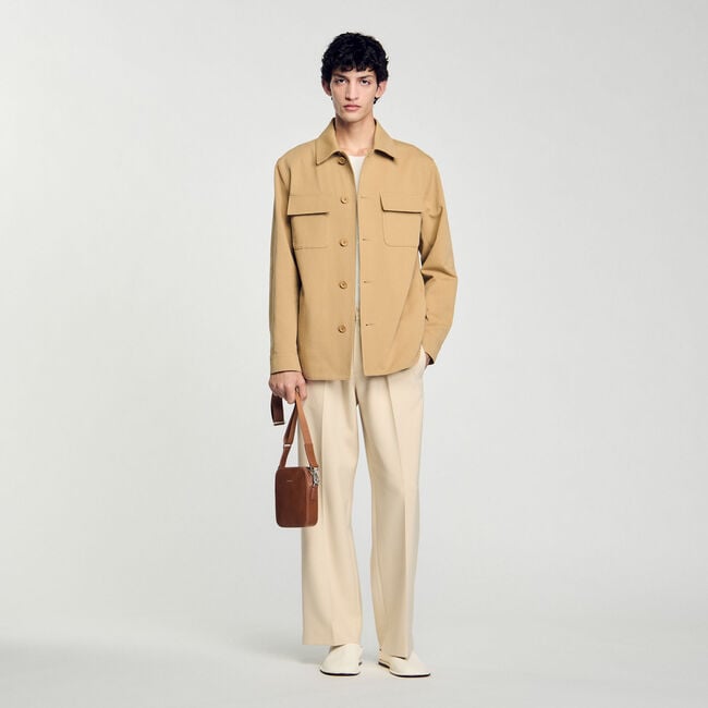 Sobrecamisa con bolsillos