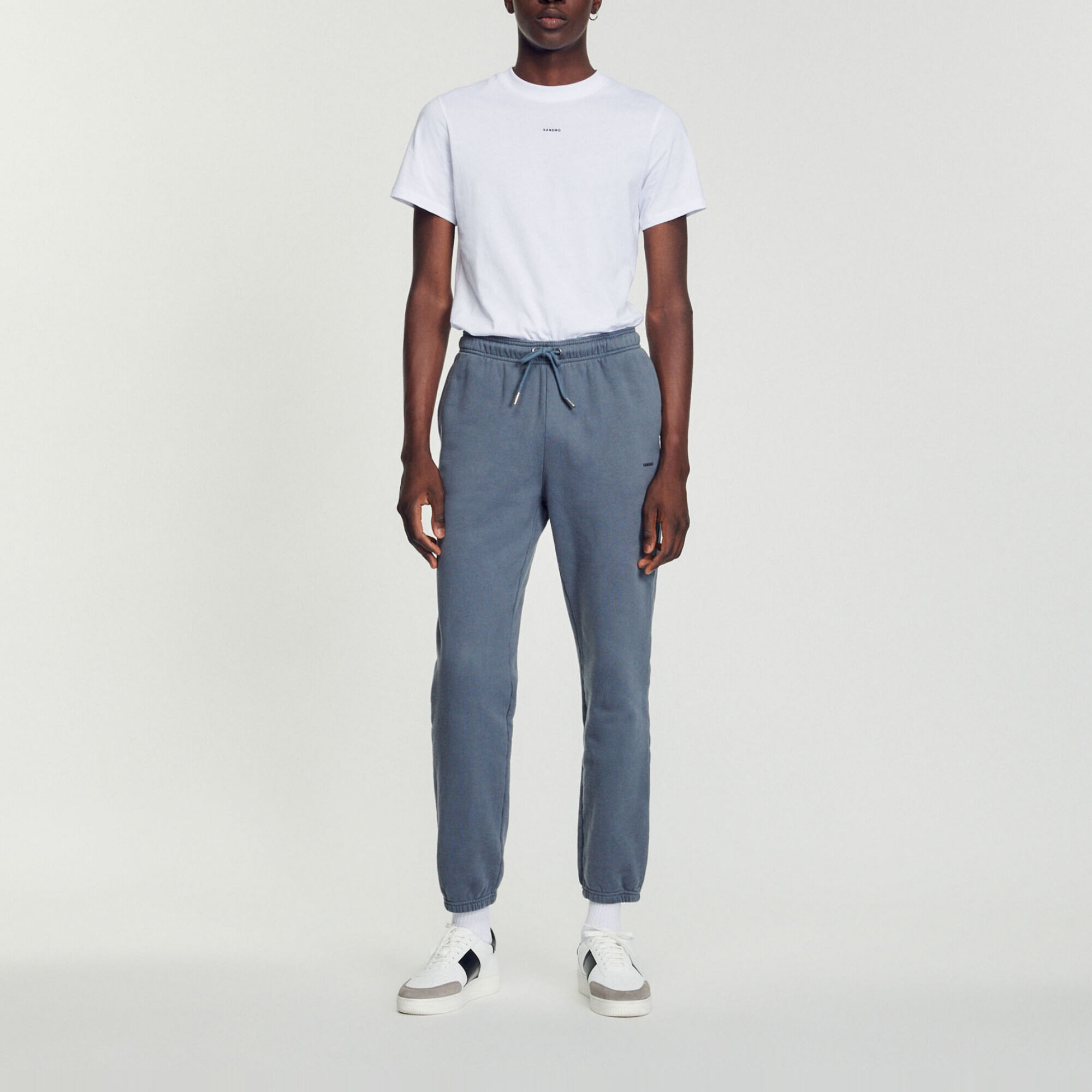 Pantalón de jogging de muletón bordado