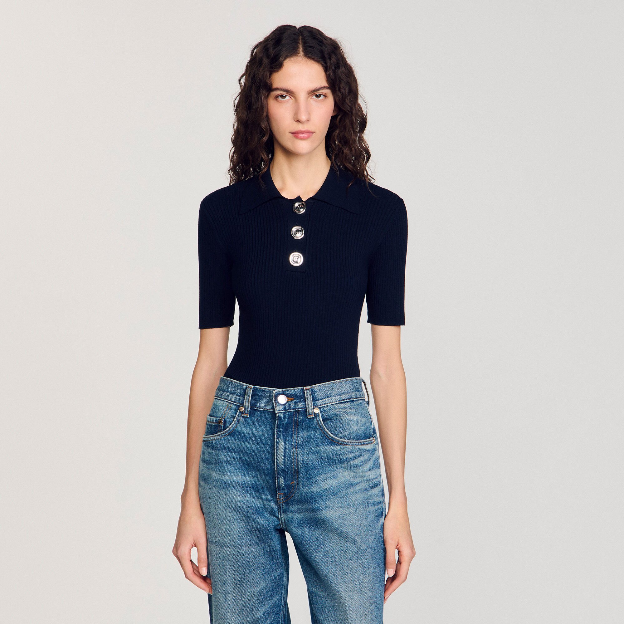 Jersey de cuello polo