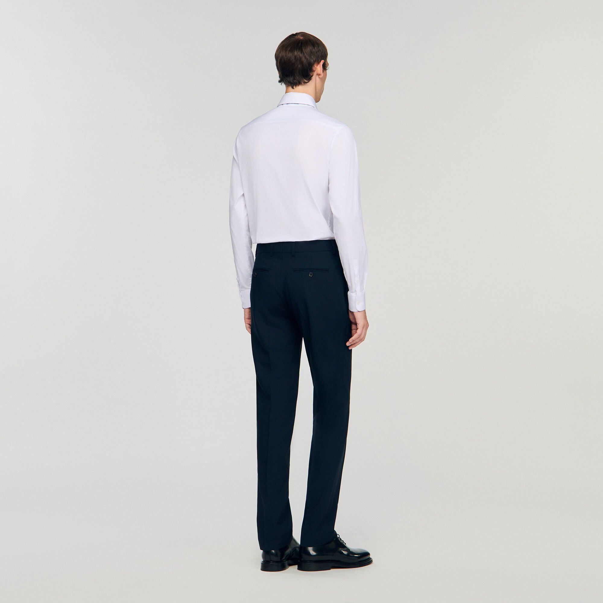 Pantalón de traje de lana