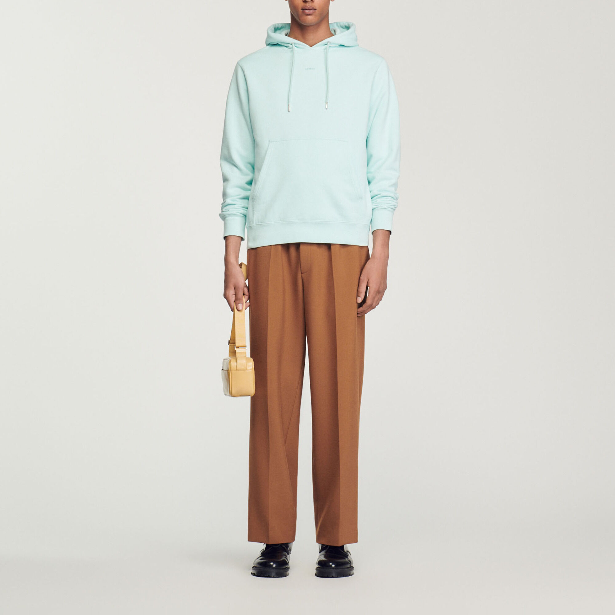Sudadera hombre bordado algodón orgánico
