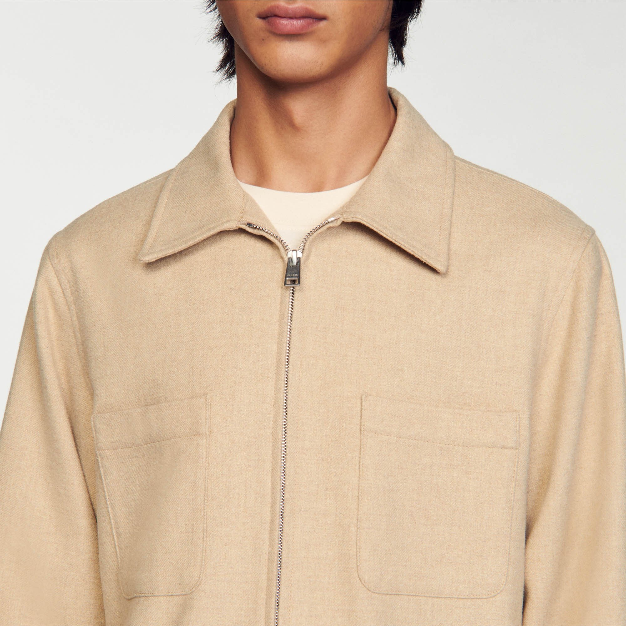 Sobrecamisa de lana