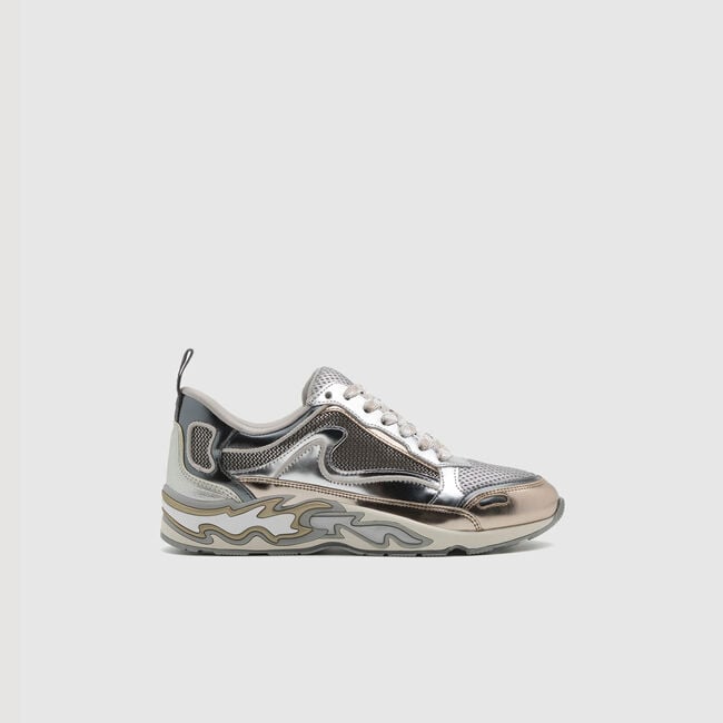 Deportivas Flame metalizadas - Mujer | Sandro