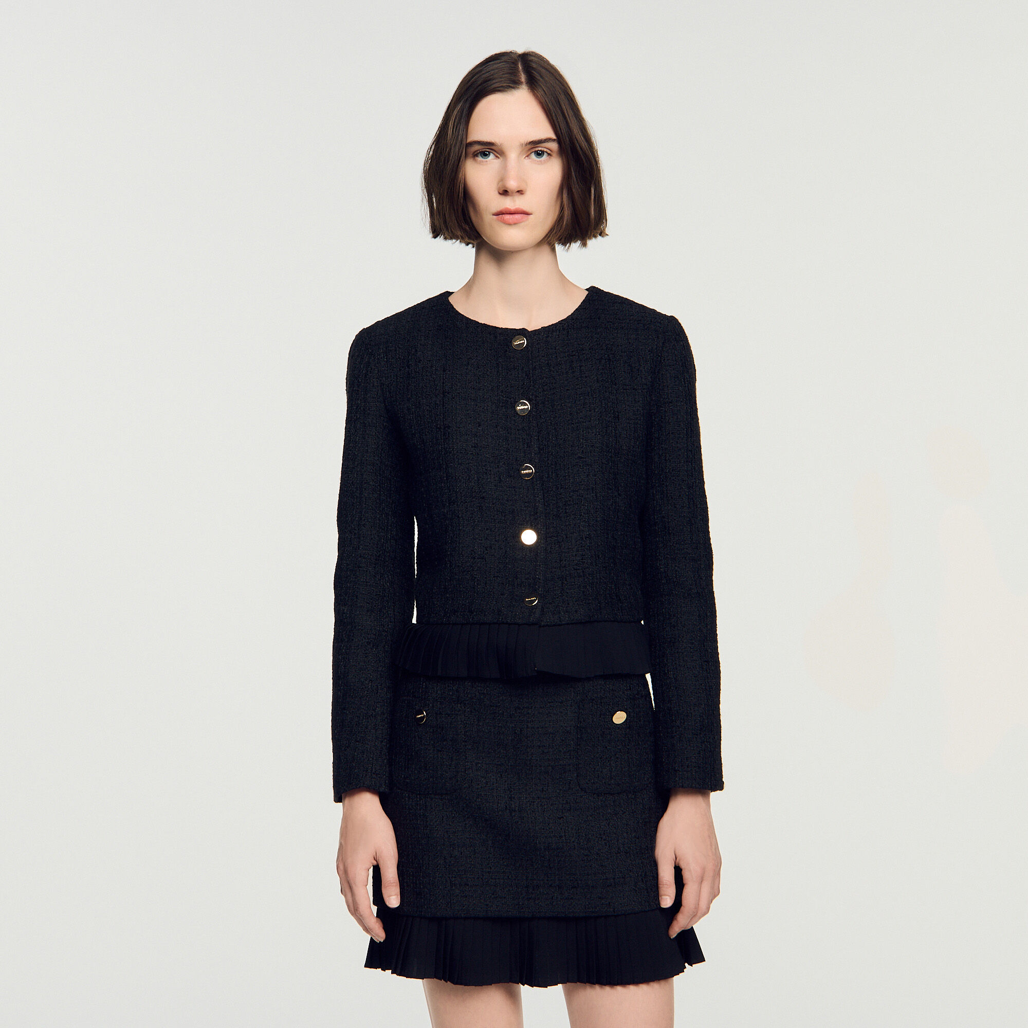 Chaqueta de tweed 2 en 1 - Mujer | Sandro