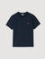 Camiseta con logotipo de cuero