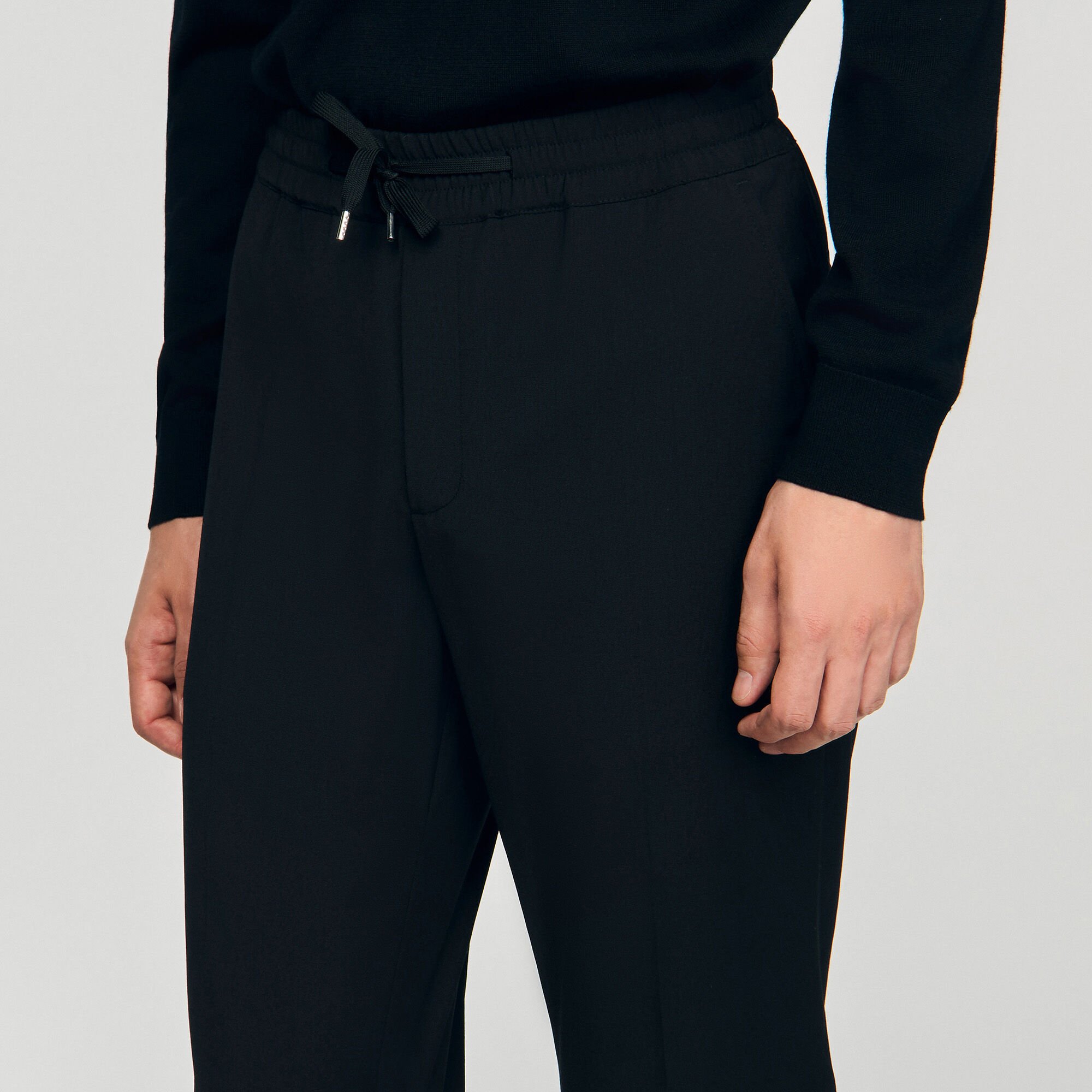 Pantalón recto elástico