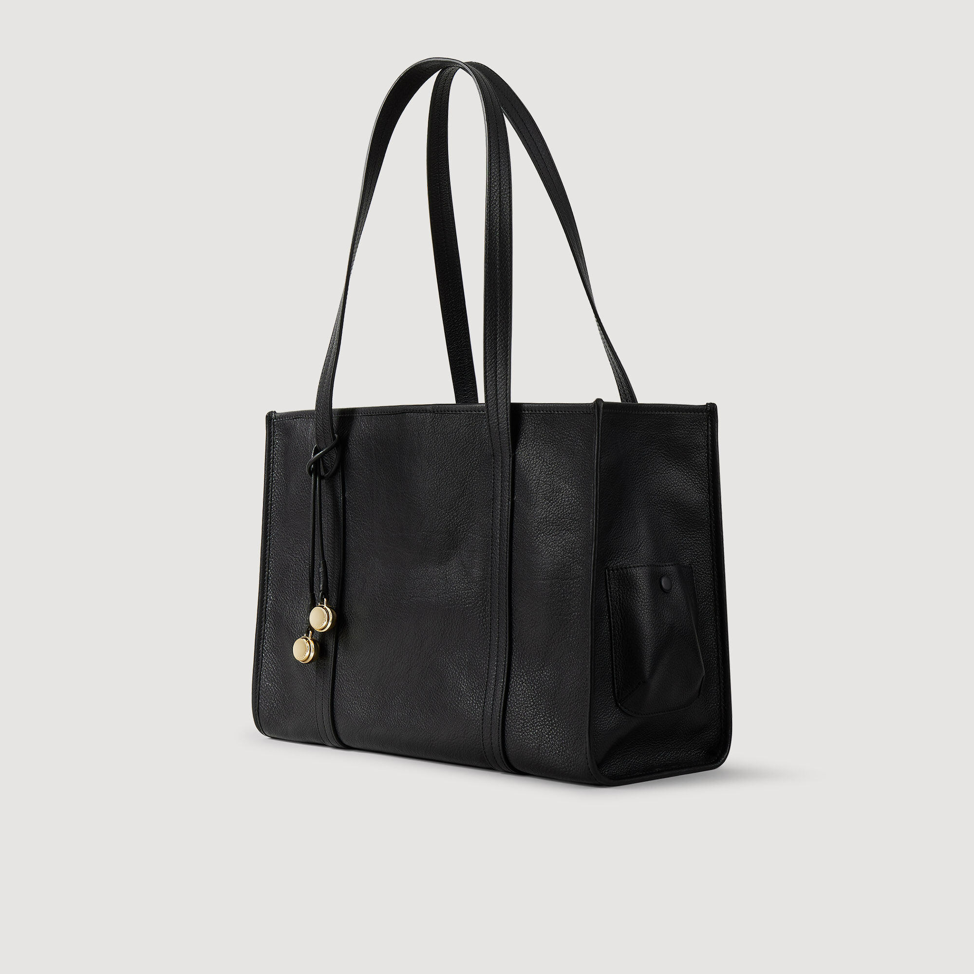 Bolso tote de cuero flexible