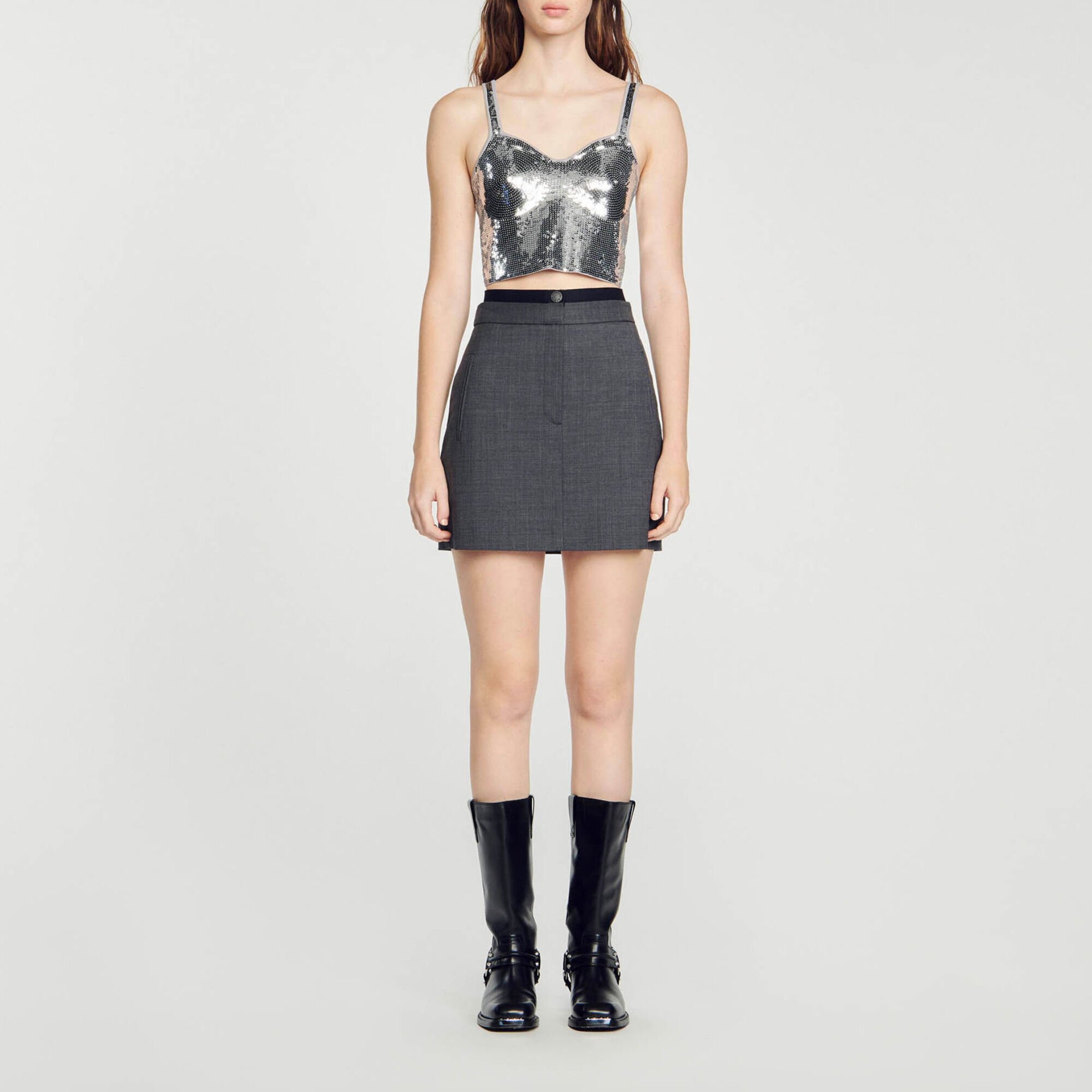 Sujetador de lentejuelas