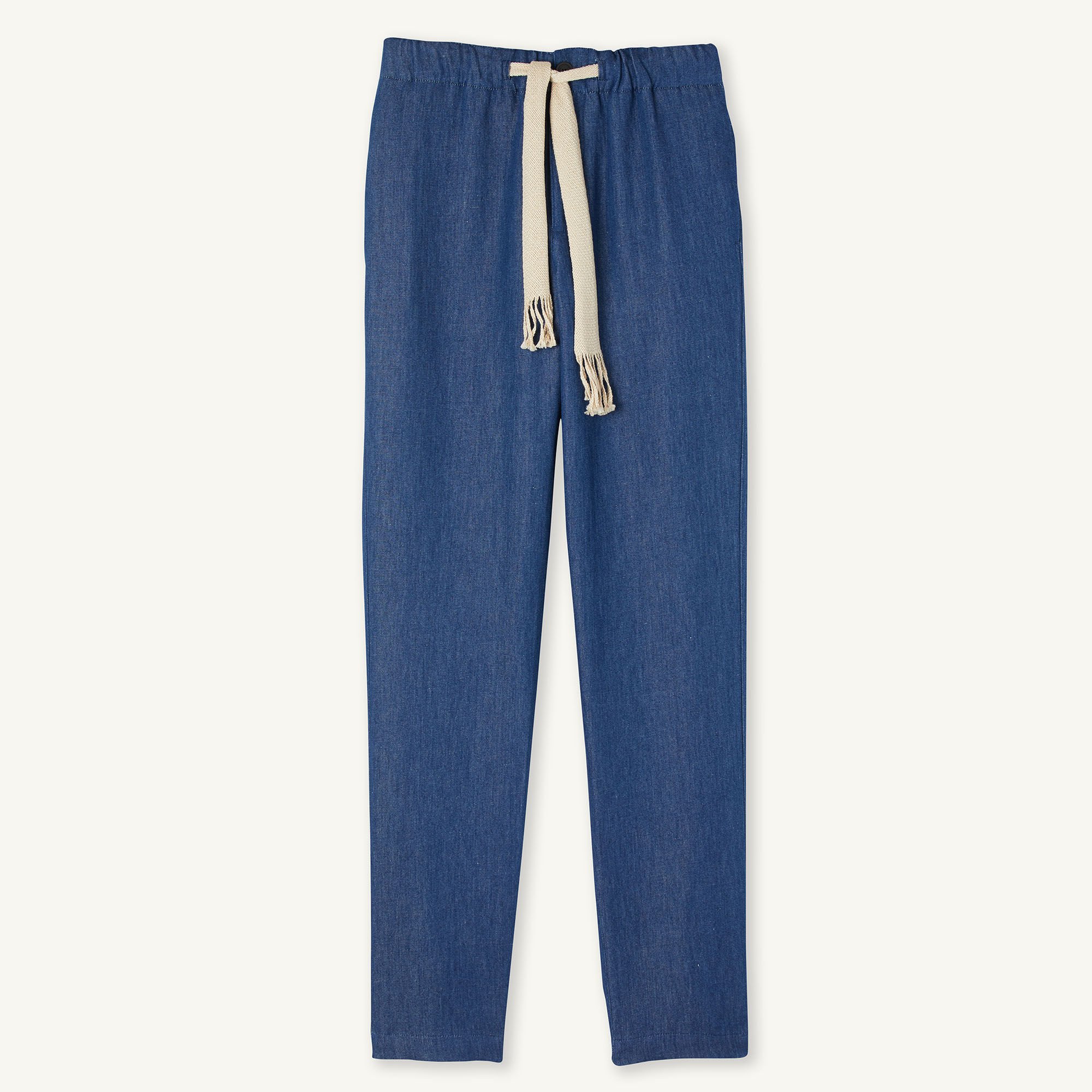 Pantalón ancho de cambray
