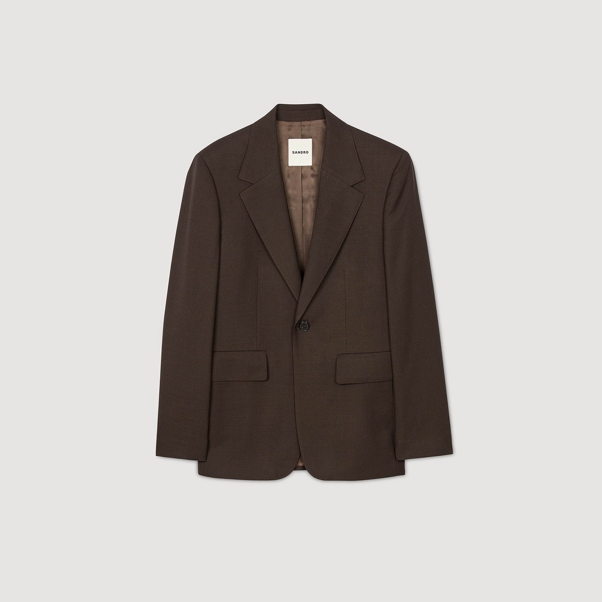 Chaqueta de traje de lana
