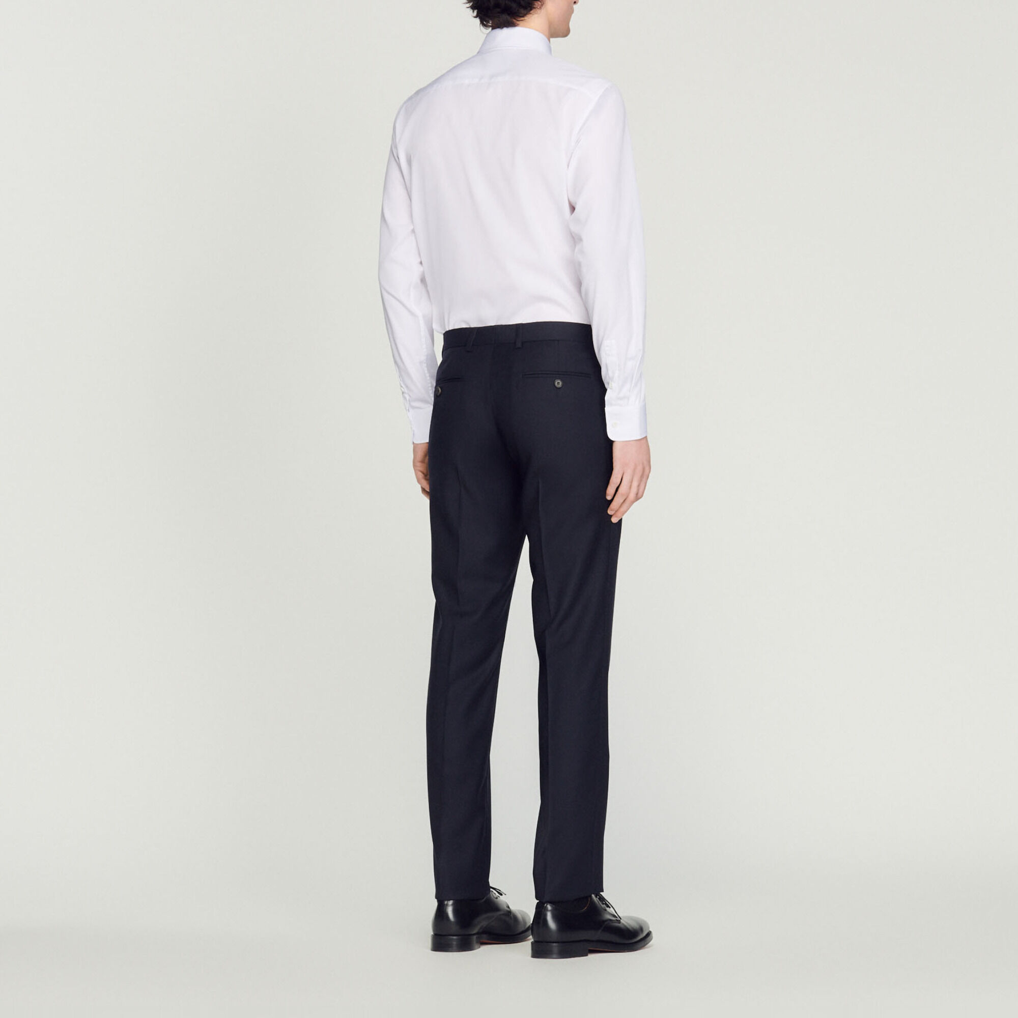 Camisa de algodón de corte clásico