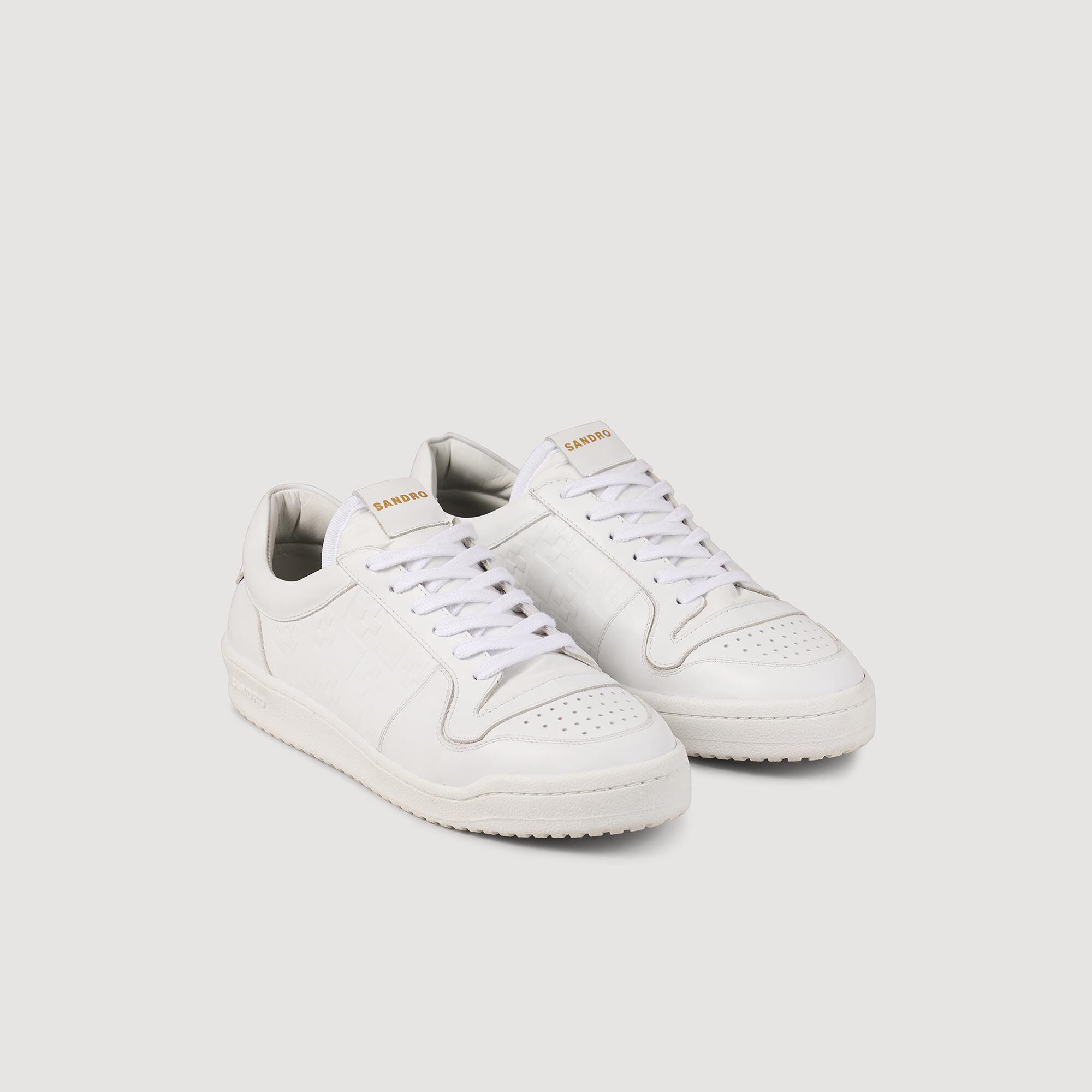Deportivas bajas de cuero