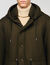 Parka de lana con capucha