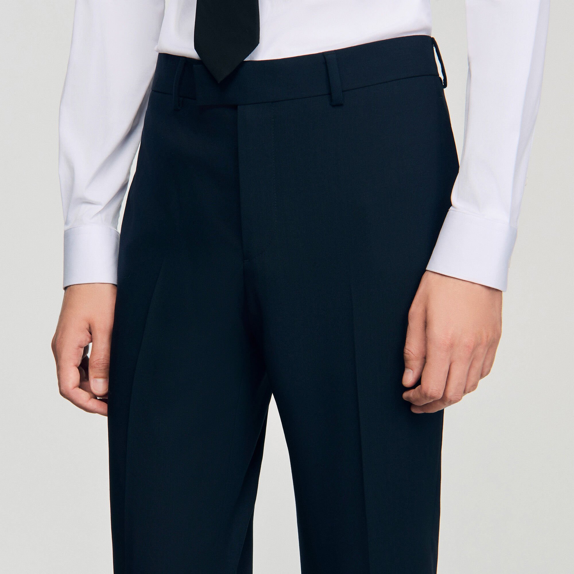 Pantalón de traje de lana