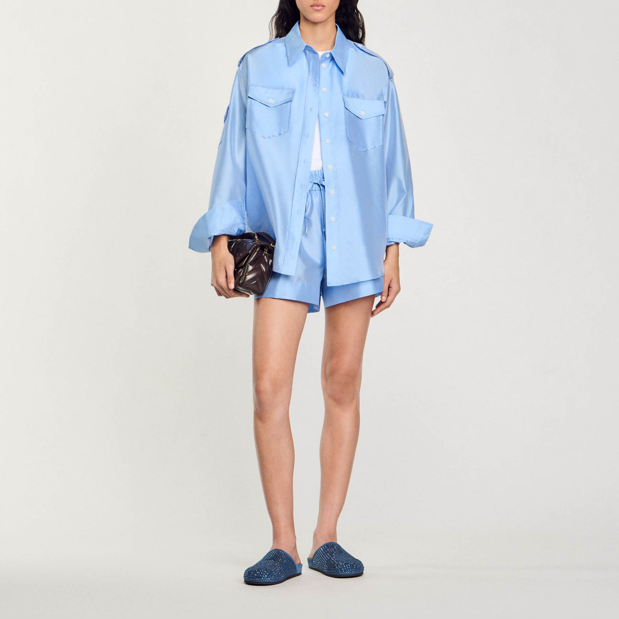 Camisa ancha satinada - Mujer | Sandro