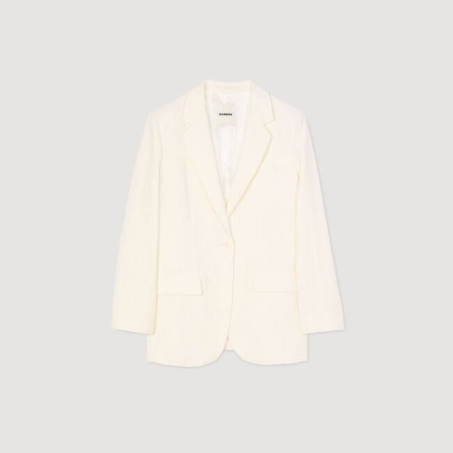 Chaqueta de traje con lentejuelas