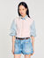 Chaleco de tweed con textura