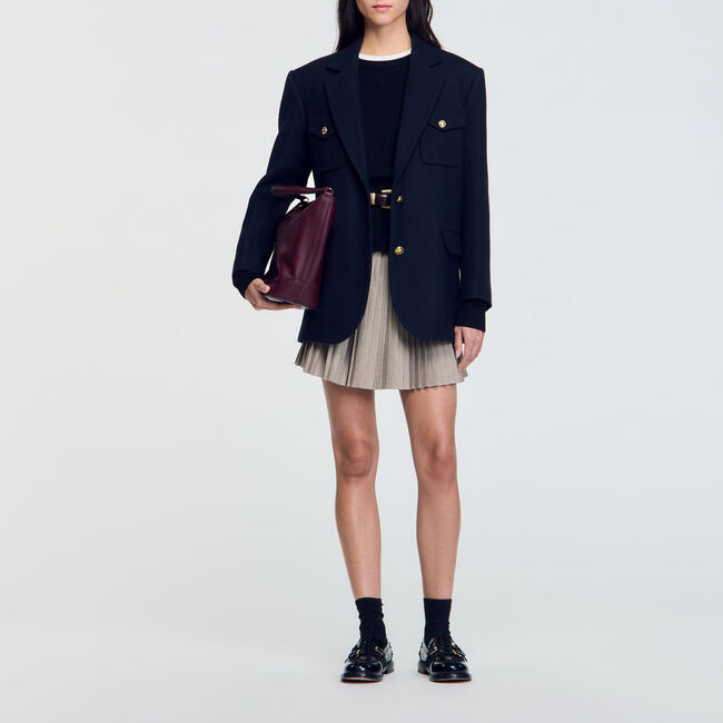 Chaqueta de traje oversize - Mujer | Sandro