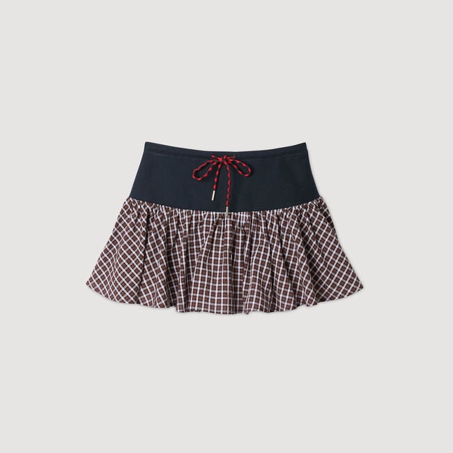 Falda pantalón de cuadros