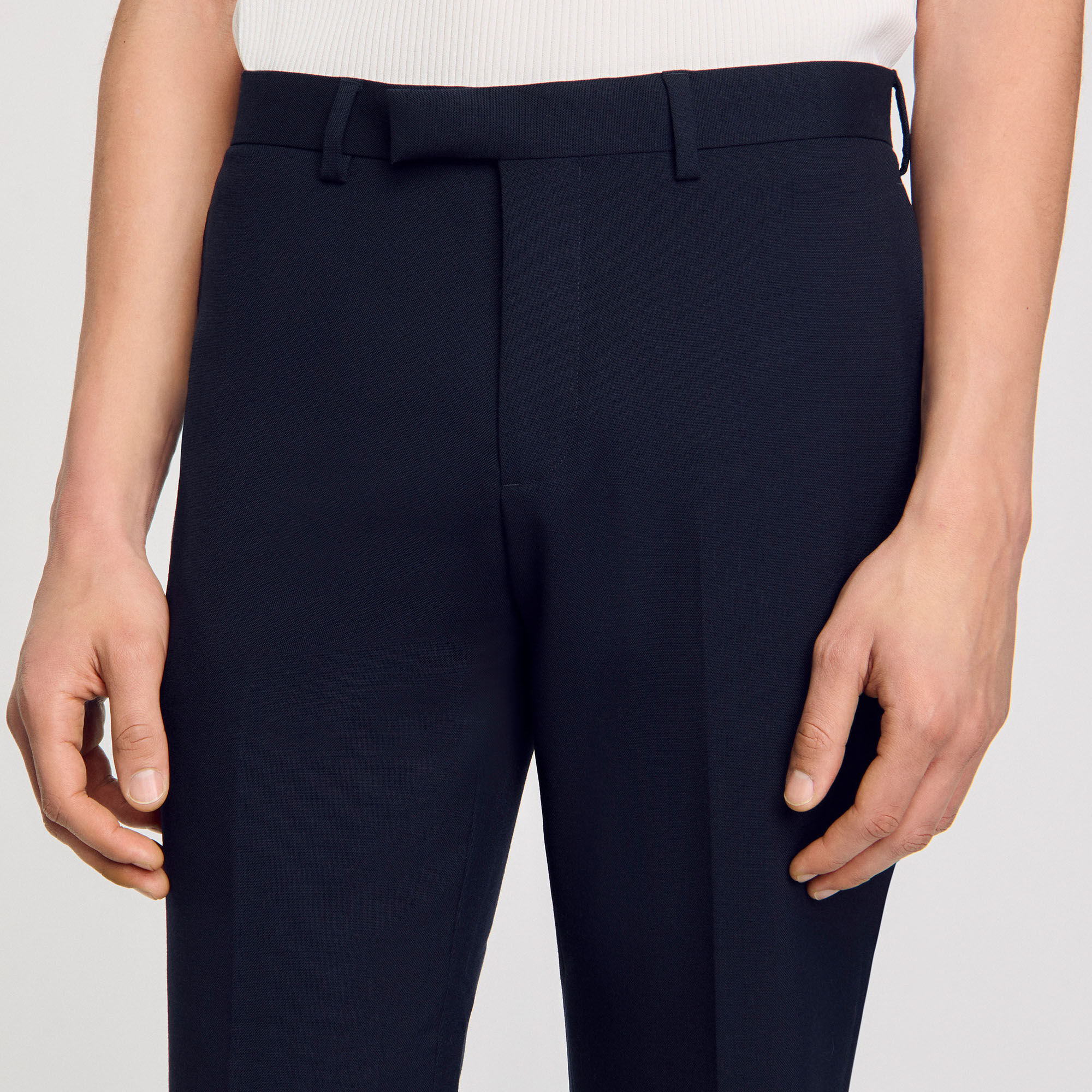 Pantalón de traje de lana