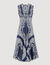 Vestido largo con estampado bandana