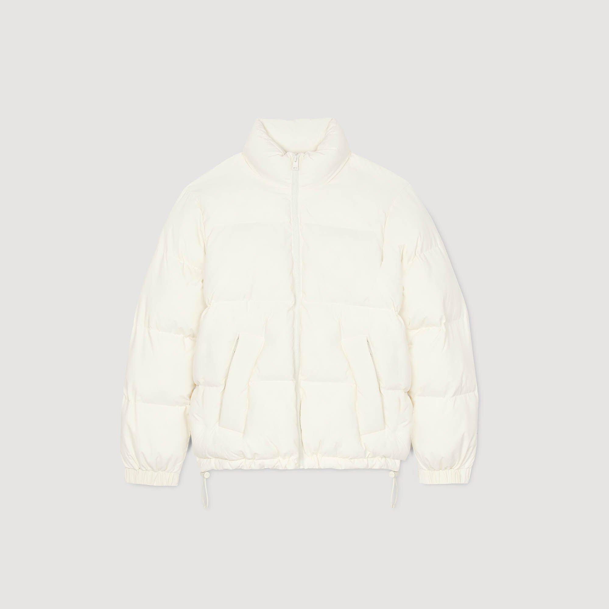 Anorak con capucha y cuello alto