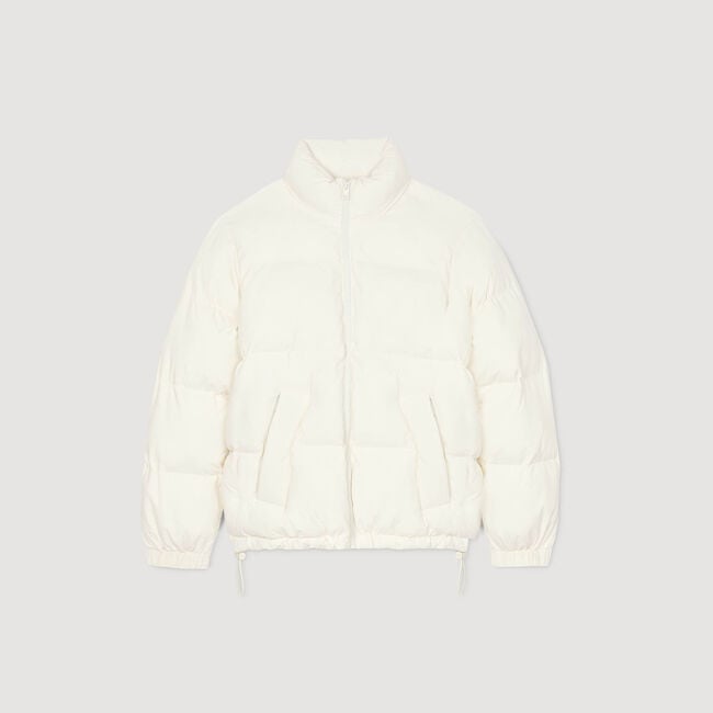 Anorak con capucha y cuello alto