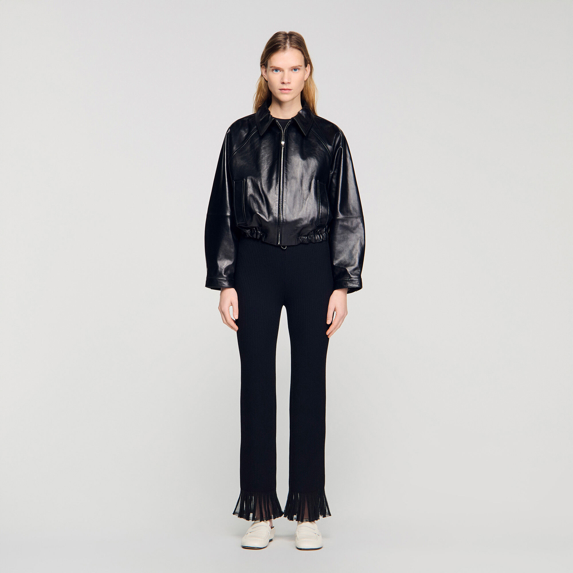 Cazadora de piel de cordero