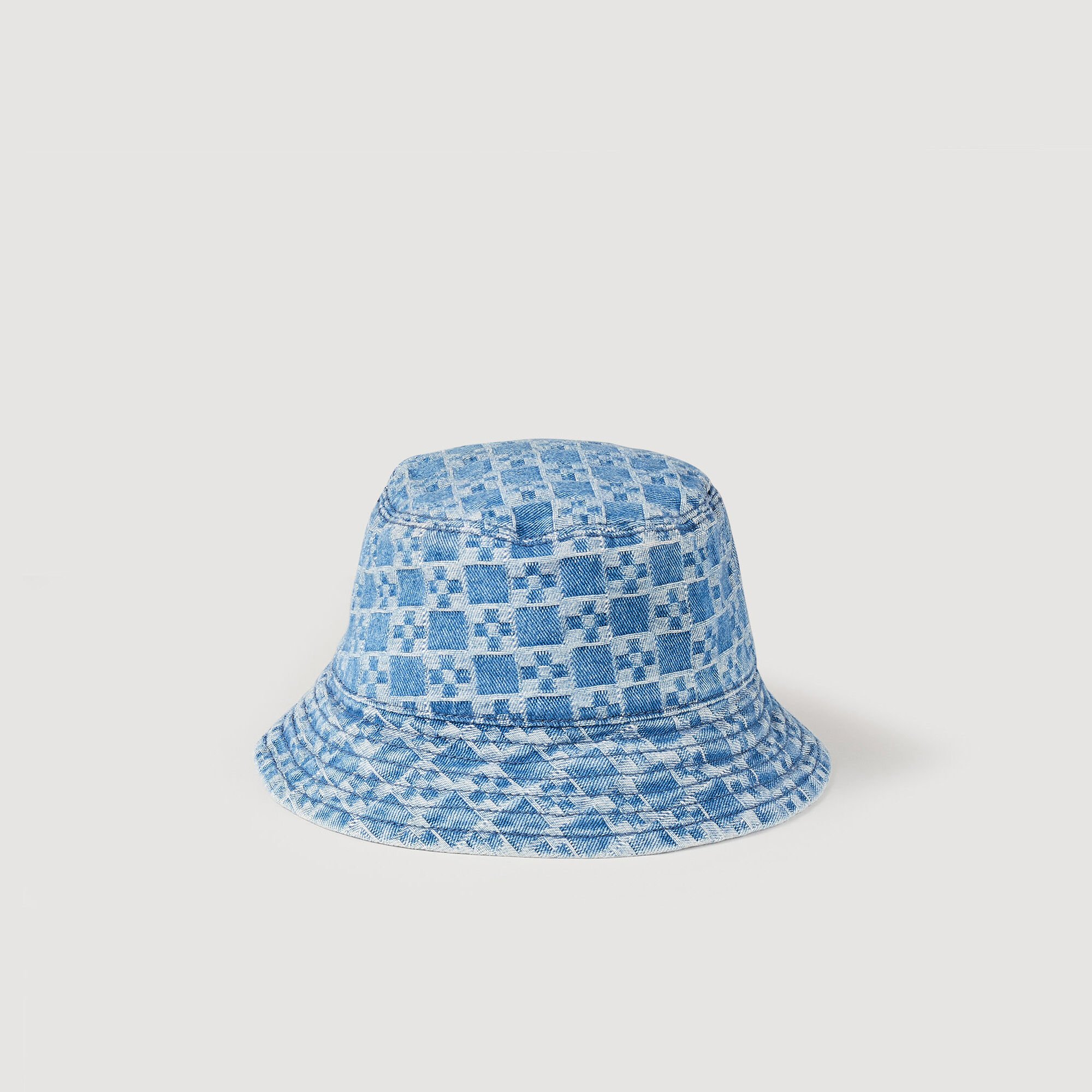 Sombrero bob de denim Square Cross