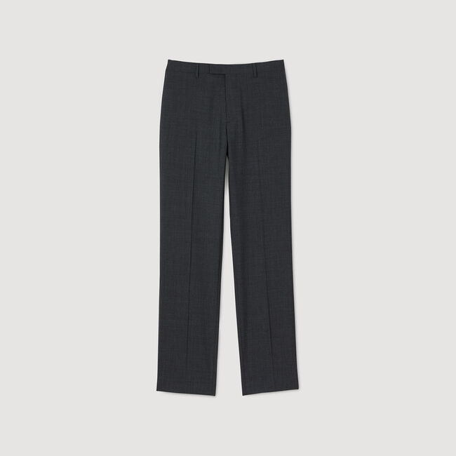 Pantalón de traje en lana