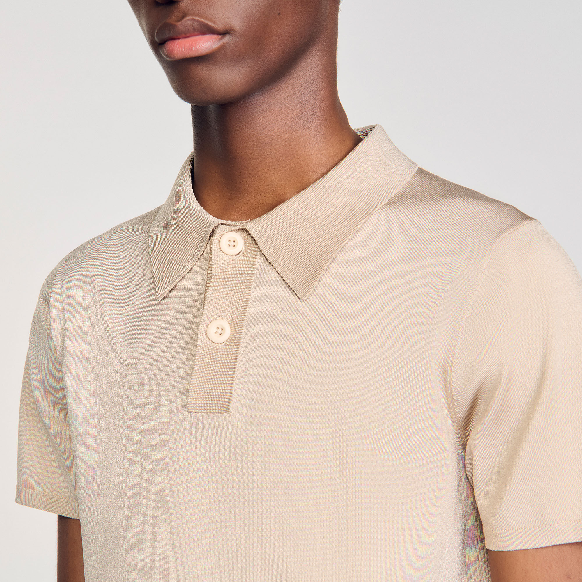 Polo de manga corta de punto