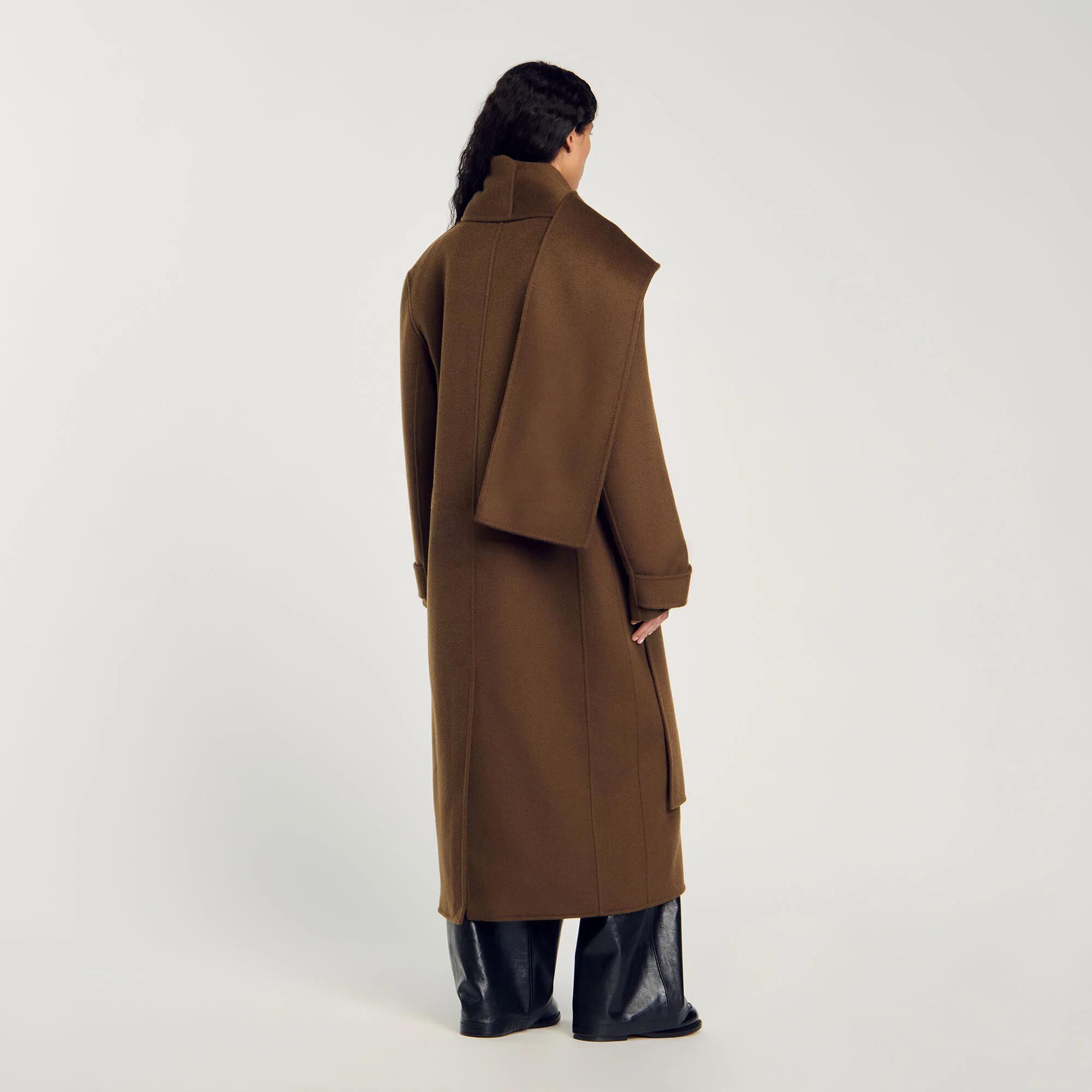Abrigo oversize de lana
