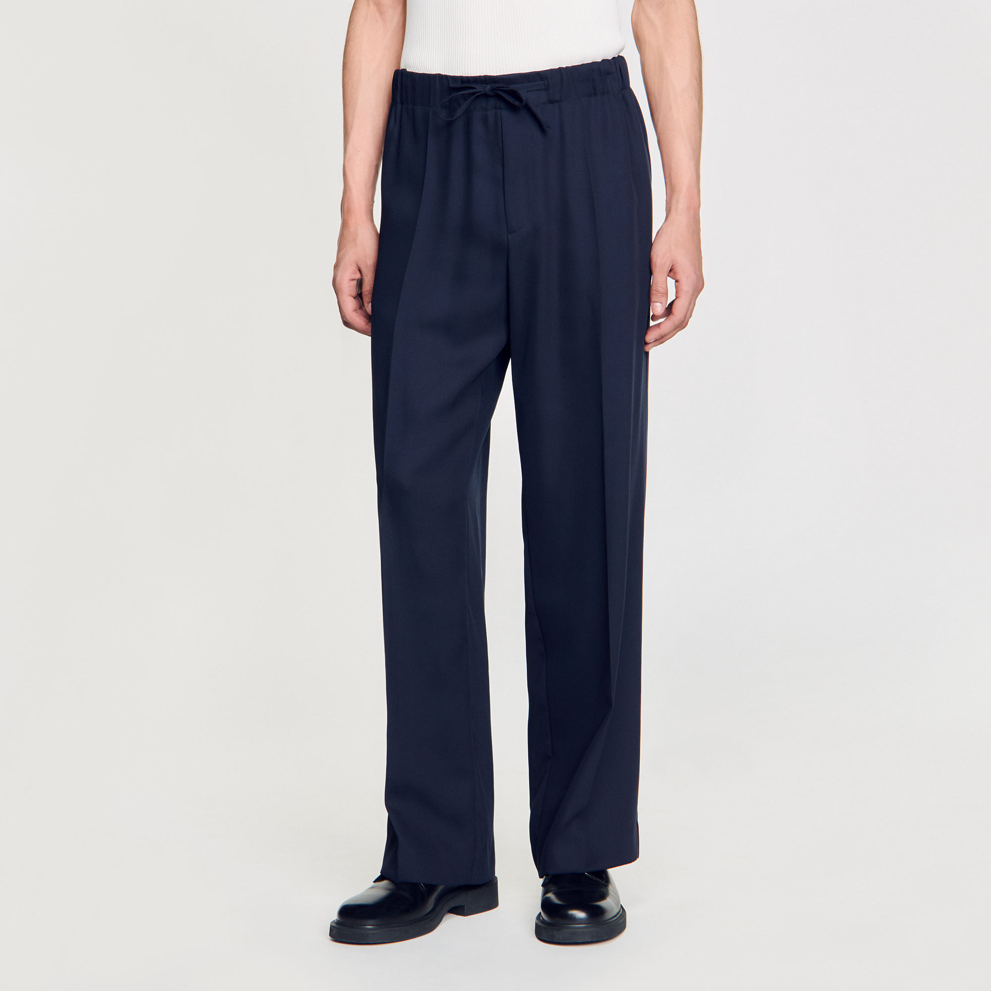 Pantalón ancho elástico