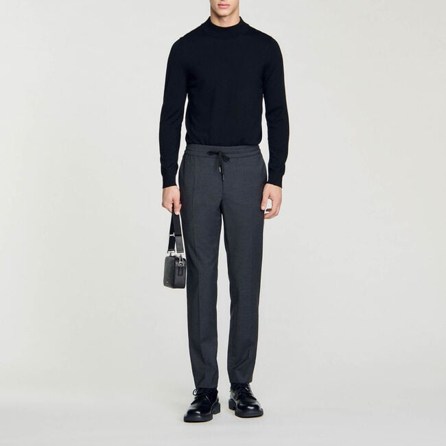 Pantalón recto elástico