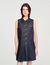 Vestido corto de denim