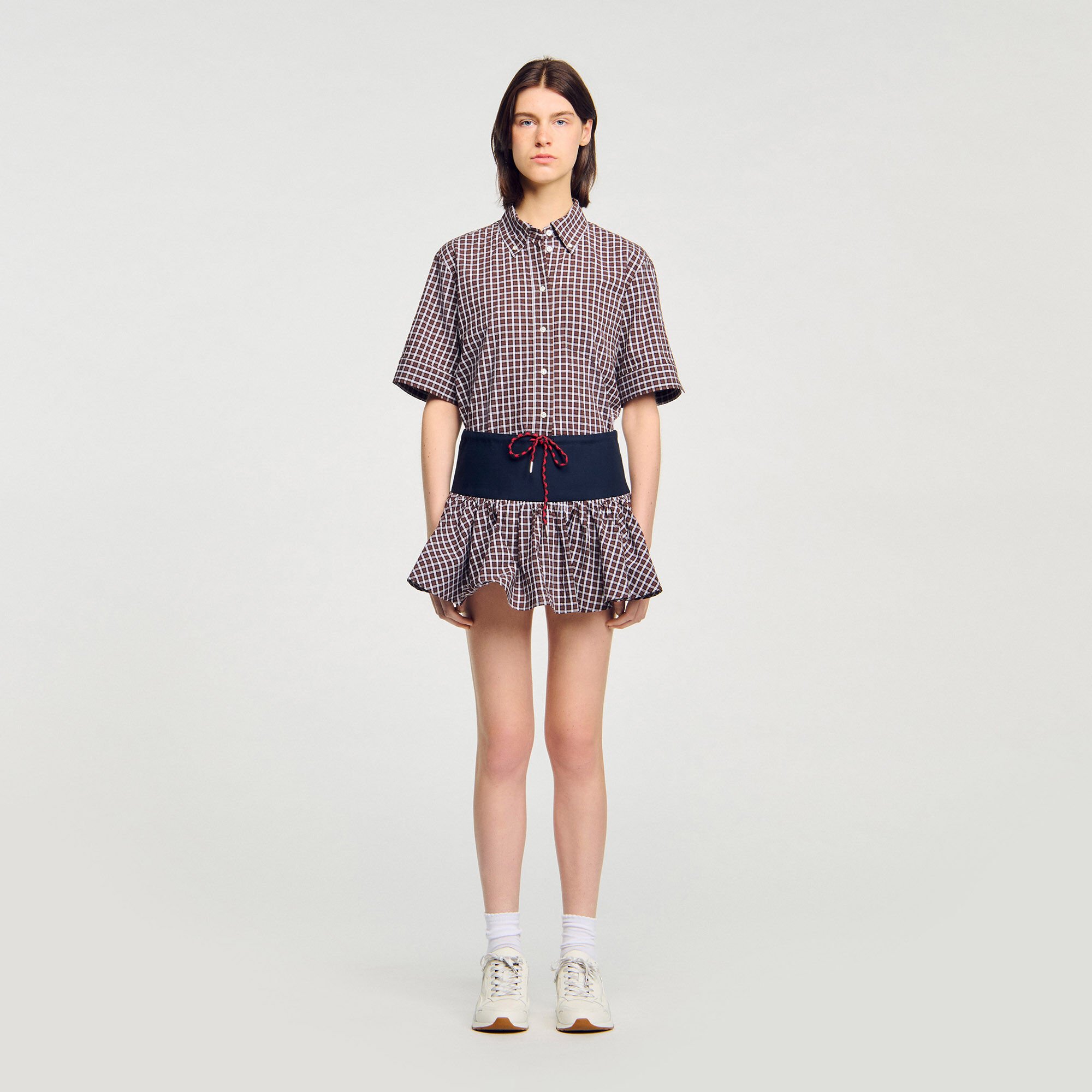 Falda pantalón de cuadros