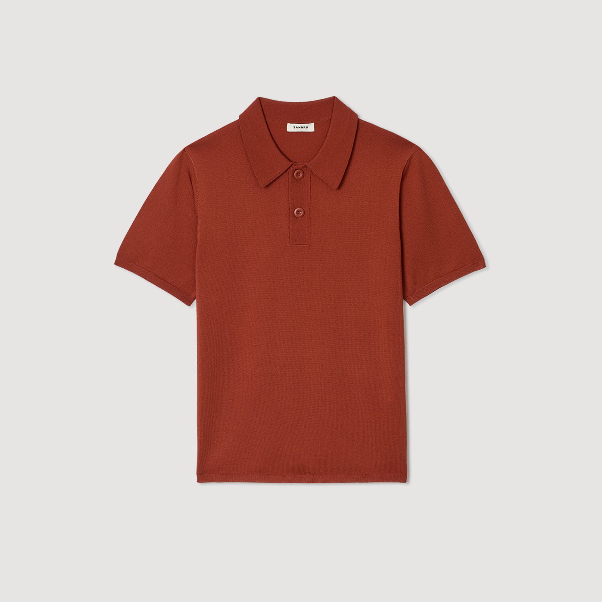 Polo de manga corta de punto