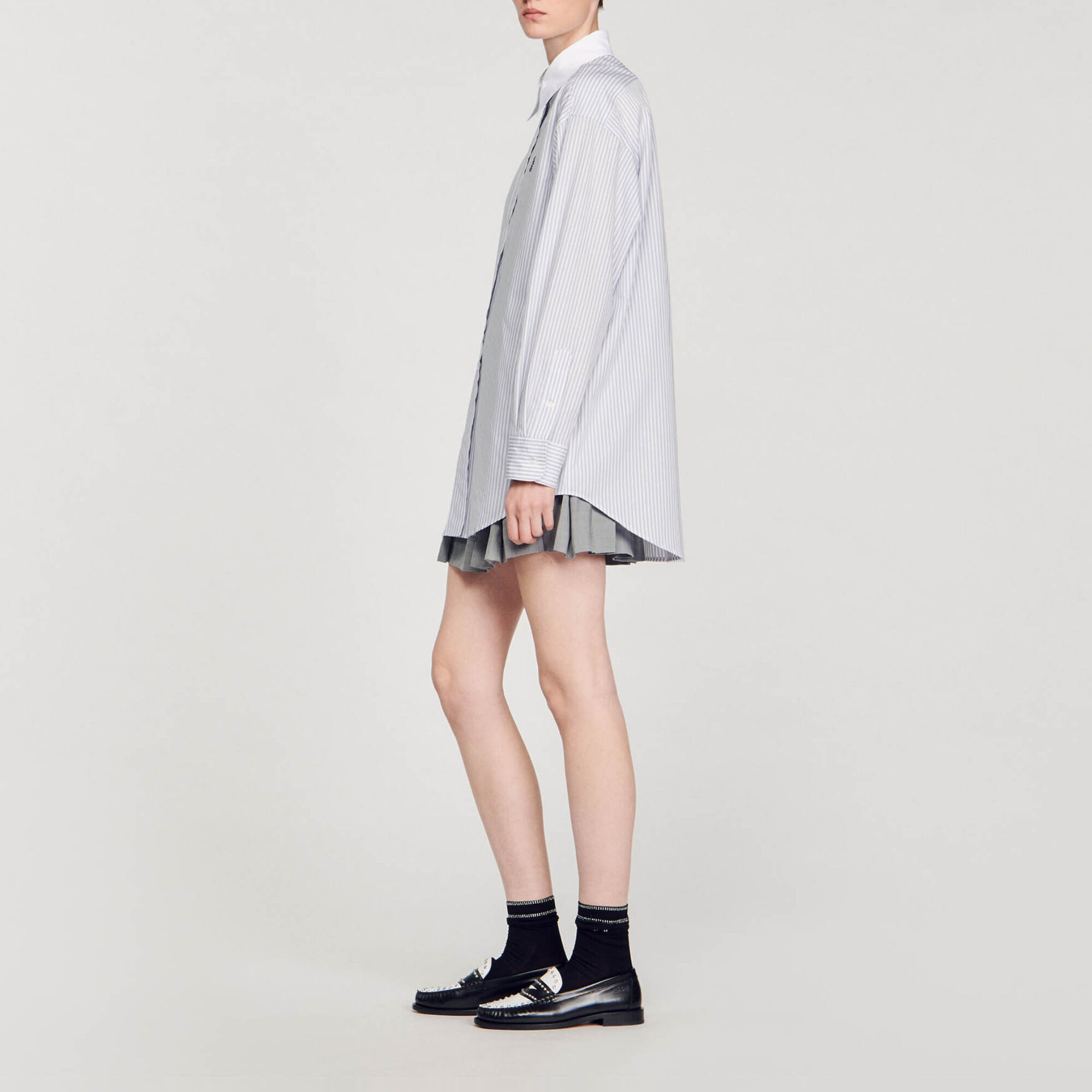 Camisa oversize de rayas