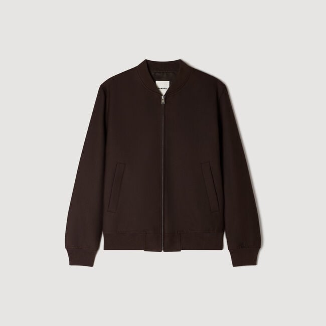 Cazadora con cremallera