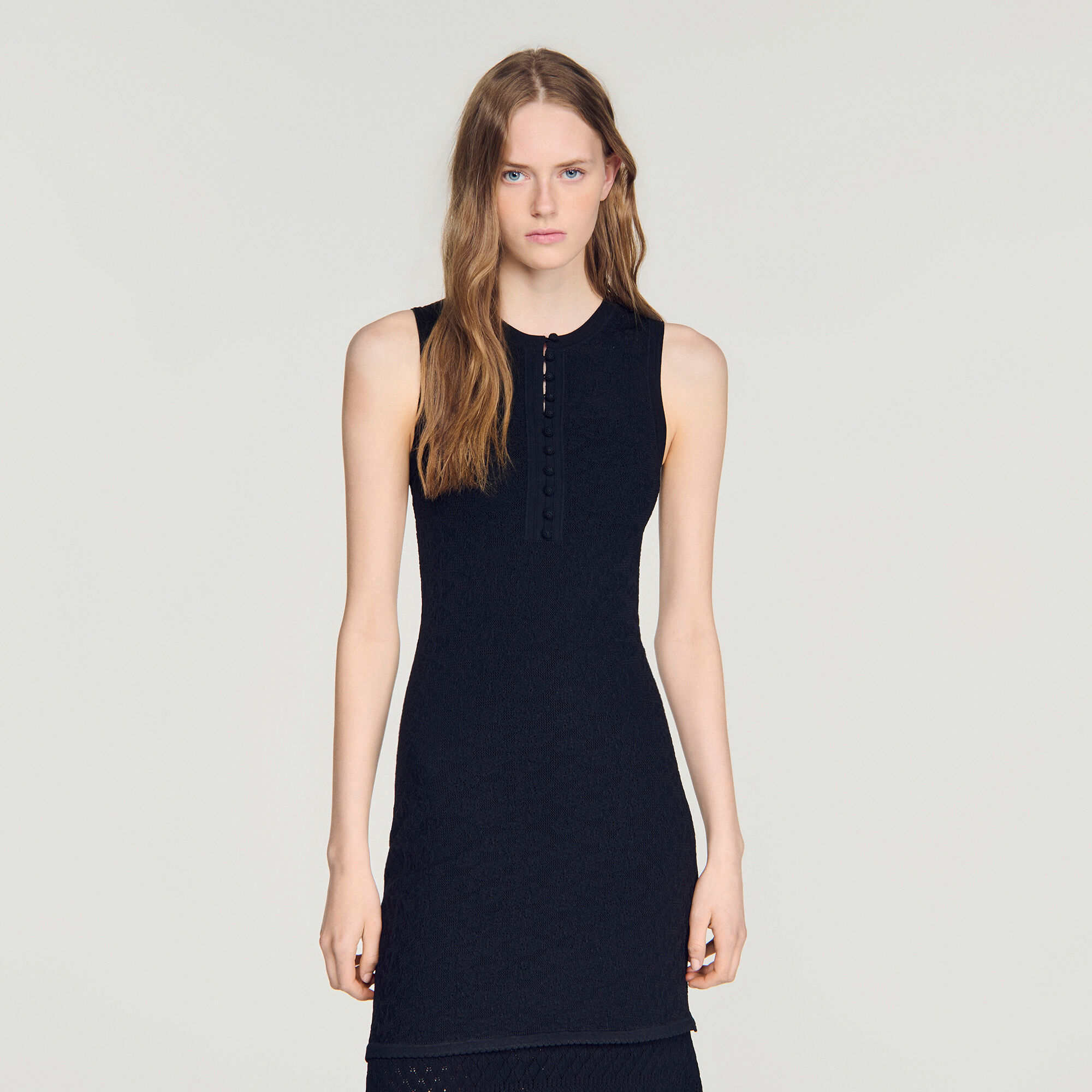 Vestido pointelle fantas&iacute;a