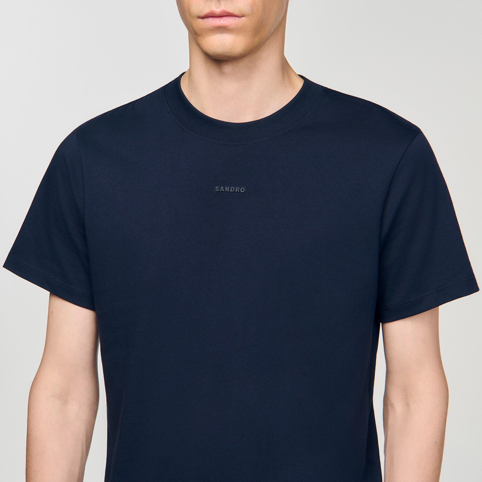 Camiseta de algodón con logotipo