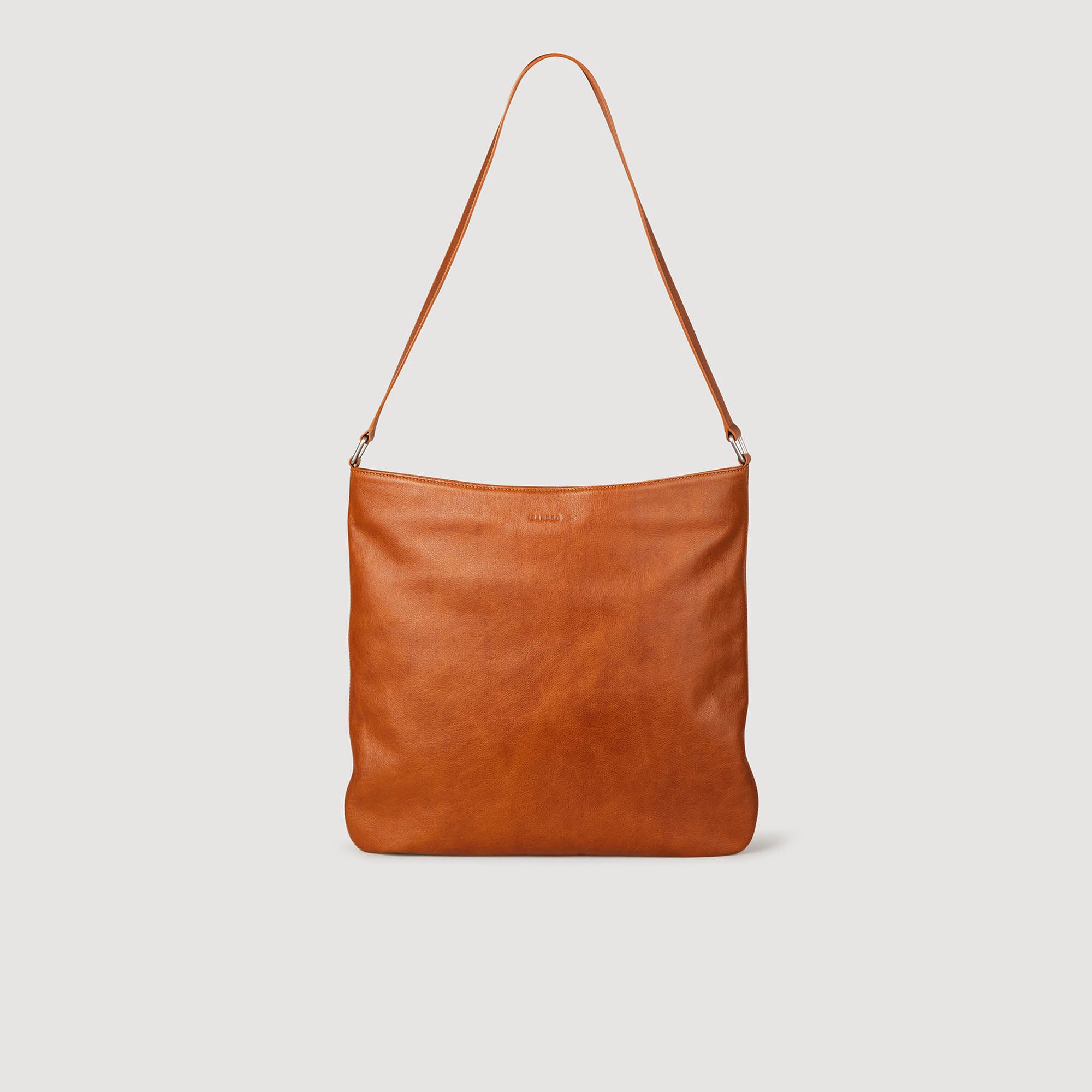 Bolso de cuero granulado