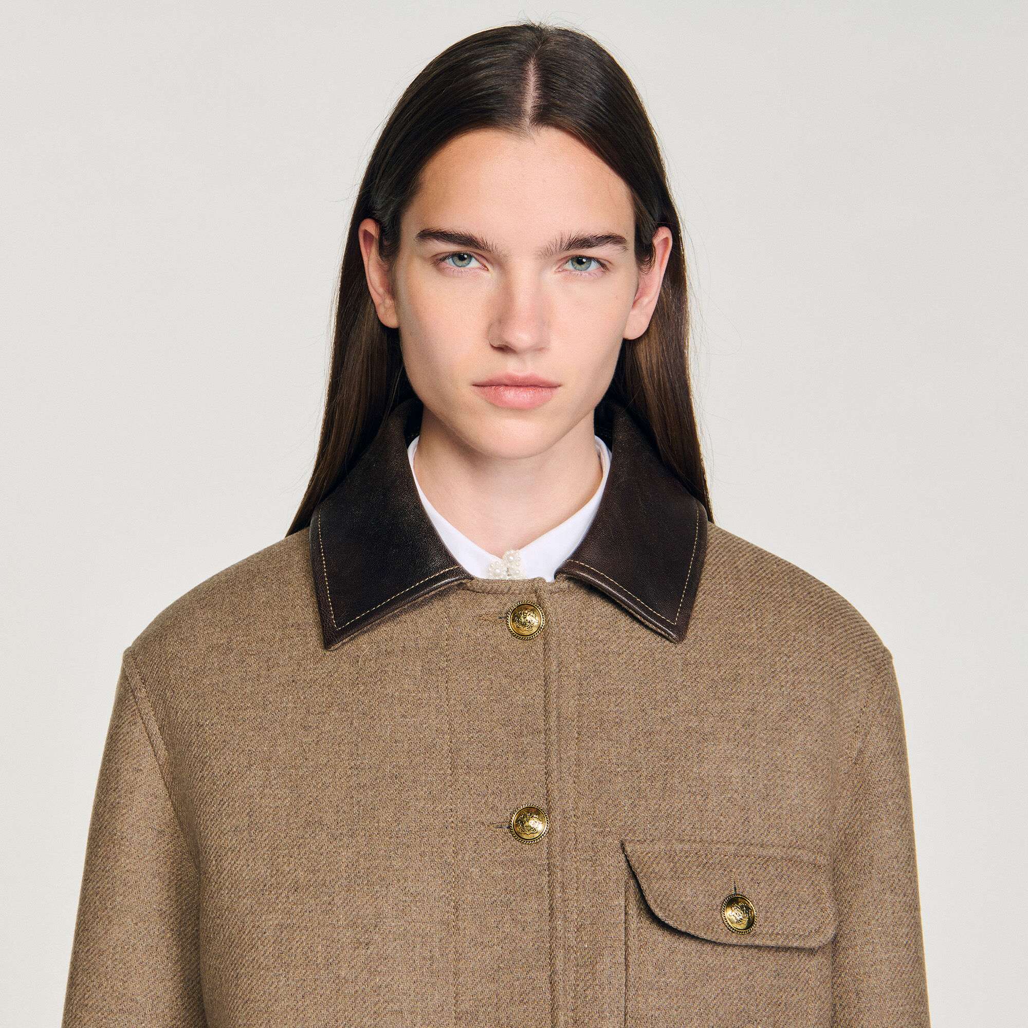 Abrigo de tweed