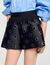 Pantalón corto con strass