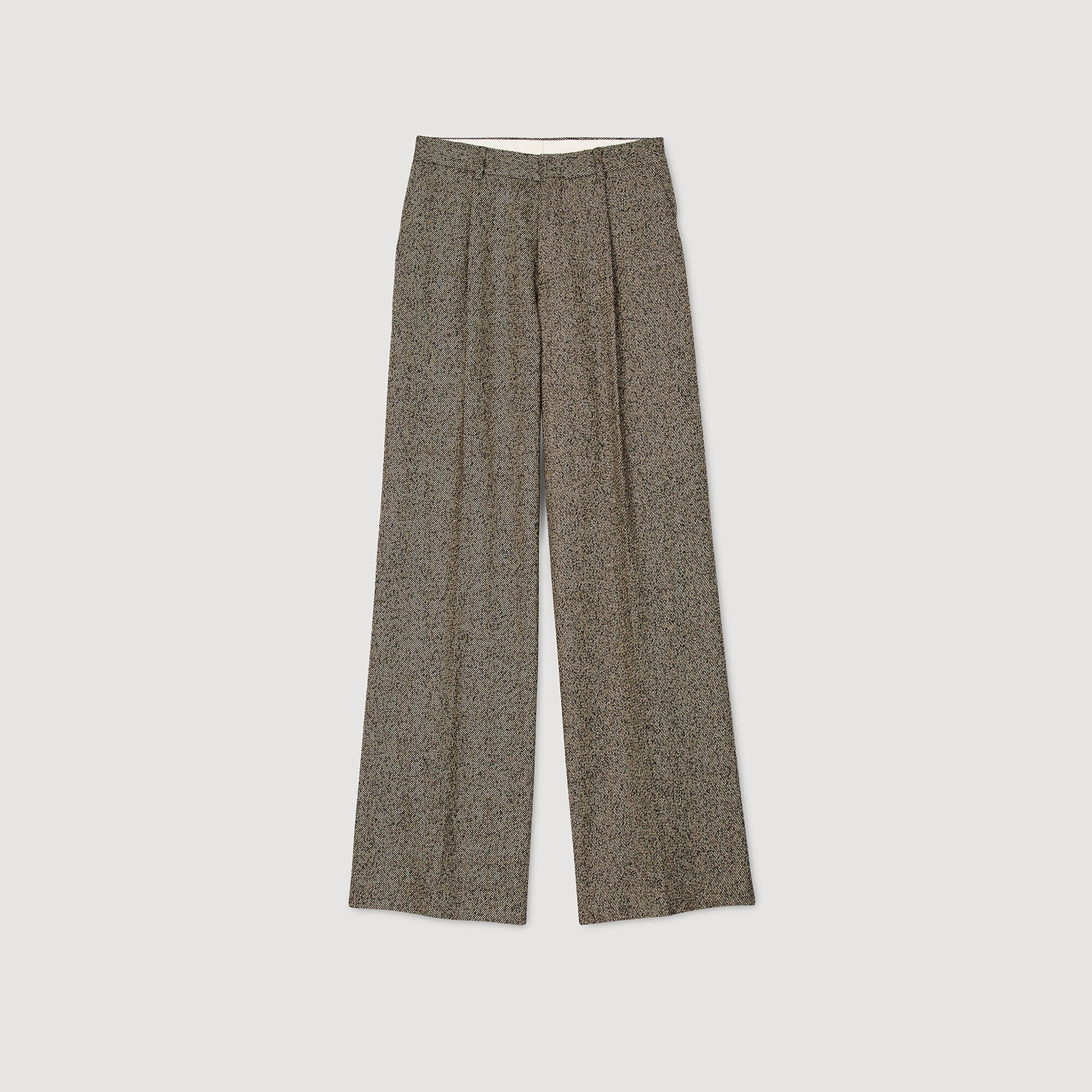 Pantalón ancho de traje