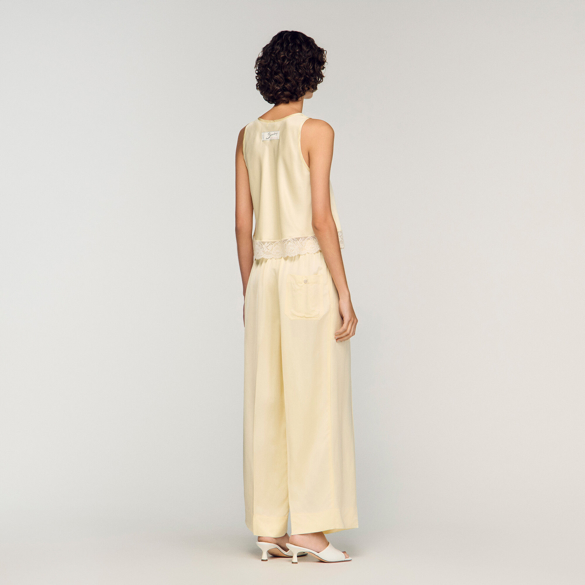 Pantal&oacute;n ancho satinado